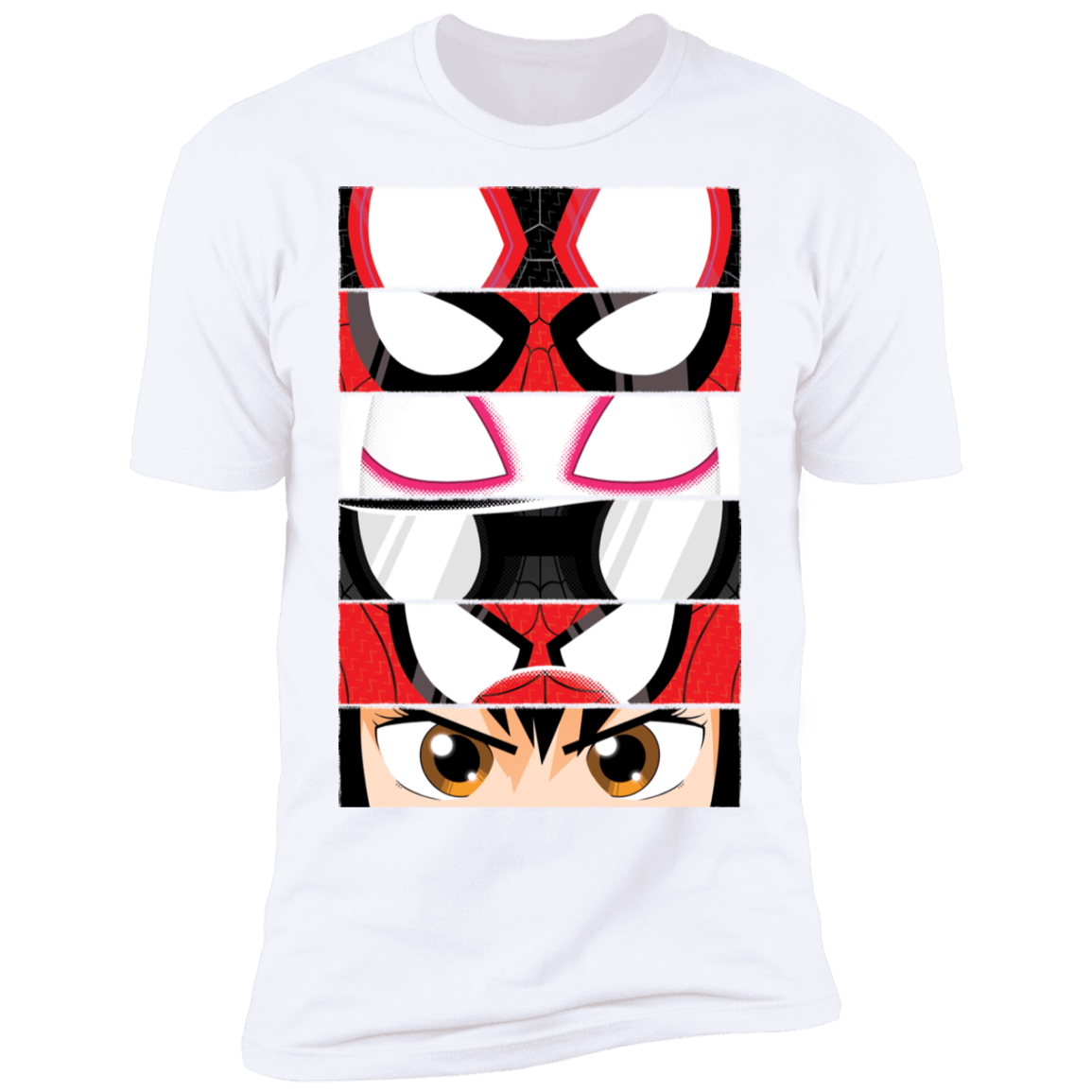 T-Shirts White / S Spider-Verse Eyes Men's Premium T-Shirt