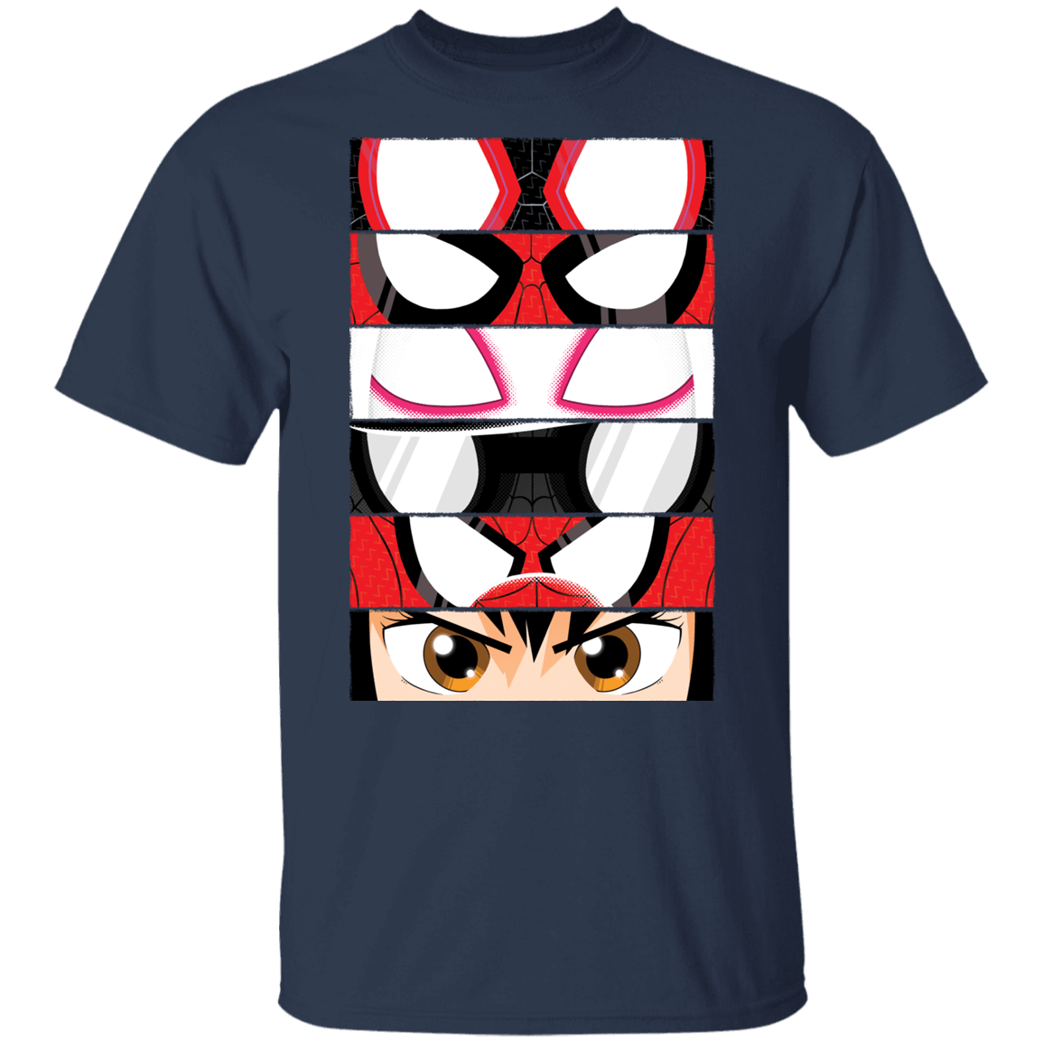 T-Shirts Navy / YXS Spider-Verse Eyes Youth T-Shirt