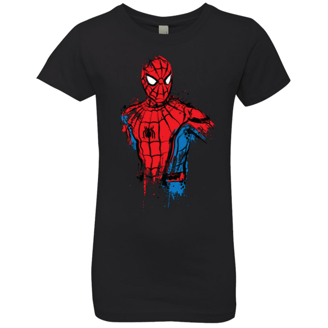 T-Shirts Black / YXS Spiderman- Friendly Neighborhood Girls Premium T-Shirt
