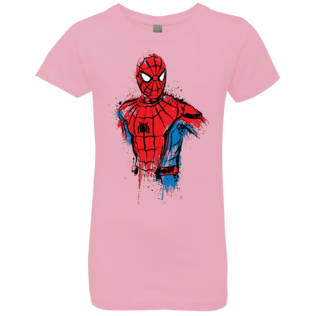 T-Shirts Light Pink / YXS Spiderman- Friendly Neighborhood Girls Premium T-Shirt