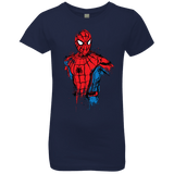 T-Shirts Midnight Navy / YXS Spiderman- Friendly Neighborhood Girls Premium T-Shirt