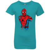 T-Shirts Tahiti Blue / YXS Spiderman- Friendly Neighborhood Girls Premium T-Shirt