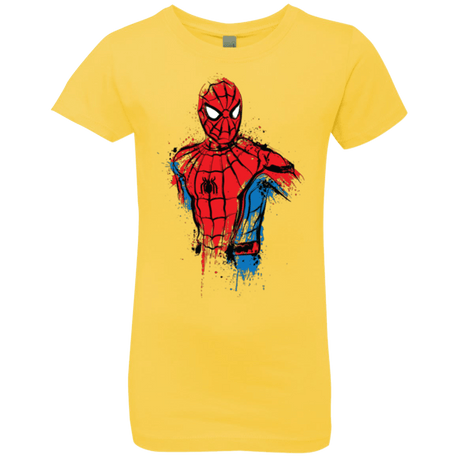 T-Shirts Vibrant Yellow / YXS Spiderman- Friendly Neighborhood Girls Premium T-Shirt