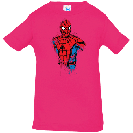 T-Shirts Hot Pink / 6 Months Spiderman- Friendly Neighborhood Infant Premium T-Shirt