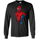 T-Shirts Black / S Spiderman- Friendly Neighborhood Men's Long Sleeve T-Shirt