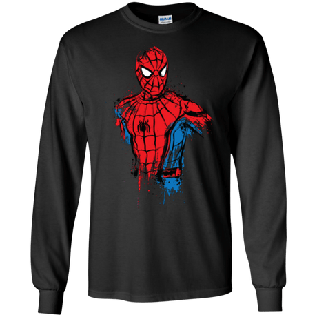 T-Shirts Black / S Spiderman- Friendly Neighborhood Men's Long Sleeve T-Shirt