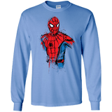 T-Shirts Carolina Blue / S Spiderman- Friendly Neighborhood Men's Long Sleeve T-Shirt