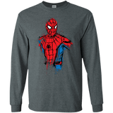 T-Shirts Dark Heather / S Spiderman- Friendly Neighborhood Men's Long Sleeve T-Shirt