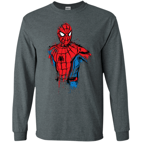 T-Shirts Dark Heather / S Spiderman- Friendly Neighborhood Men's Long Sleeve T-Shirt