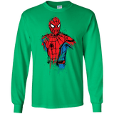 T-Shirts Irish Green / S Spiderman- Friendly Neighborhood Men's Long Sleeve T-Shirt