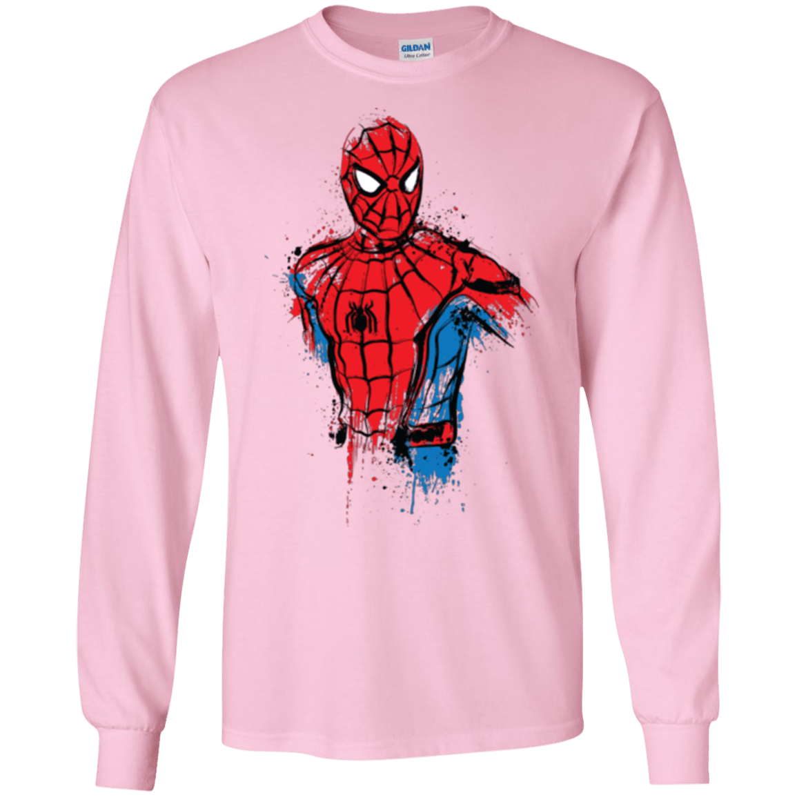 T-Shirts Light Pink / S Spiderman- Friendly Neighborhood Men's Long Sleeve T-Shirt