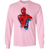 T-Shirts Light Pink / S Spiderman- Friendly Neighborhood Men's Long Sleeve T-Shirt