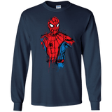 T-Shirts Navy / S Spiderman- Friendly Neighborhood Men's Long Sleeve T-Shirt