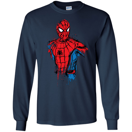 T-Shirts Navy / S Spiderman- Friendly Neighborhood Men's Long Sleeve T-Shirt