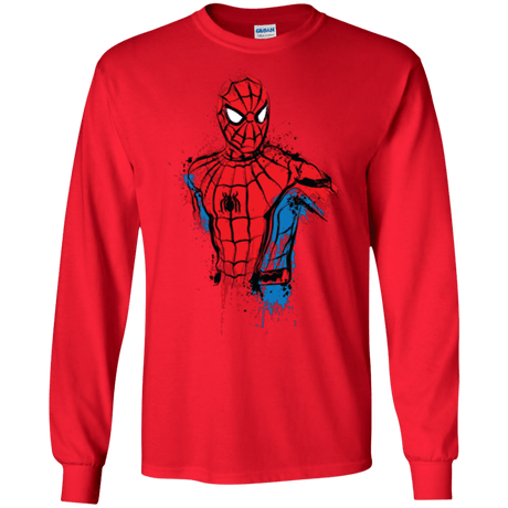 T-Shirts Red / S Spiderman- Friendly Neighborhood Men's Long Sleeve T-Shirt