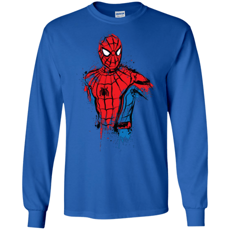 T-Shirts Royal / S Spiderman- Friendly Neighborhood Men's Long Sleeve T-Shirt