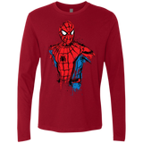T-Shirts Cardinal / S Spiderman- Friendly Neighborhood Men's Premium Long Sleeve