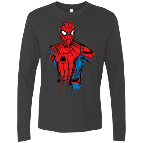 T-Shirts Heavy Metal / S Spiderman- Friendly Neighborhood Men's Premium Long Sleeve