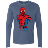 T-Shirts Indigo / S Spiderman- Friendly Neighborhood Men's Premium Long Sleeve