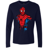 T-Shirts Midnight Navy / S Spiderman- Friendly Neighborhood Men's Premium Long Sleeve