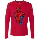 T-Shirts Red / S Spiderman- Friendly Neighborhood Men's Premium Long Sleeve