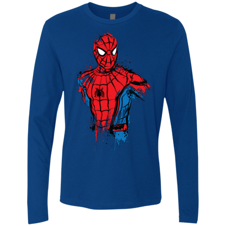 T-Shirts Royal / S Spiderman- Friendly Neighborhood Men's Premium Long Sleeve