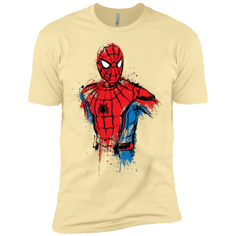 T-Shirts Banana Cream / X-Small Spiderman- Friendly Neighborhood Men's Premium T-Shirt