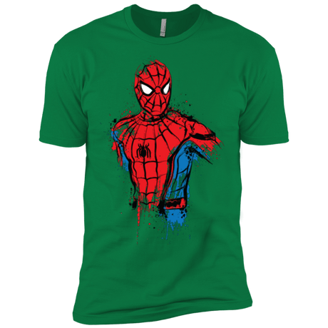 T-Shirts Kelly Green / X-Small Spiderman- Friendly Neighborhood Men's Premium T-Shirt