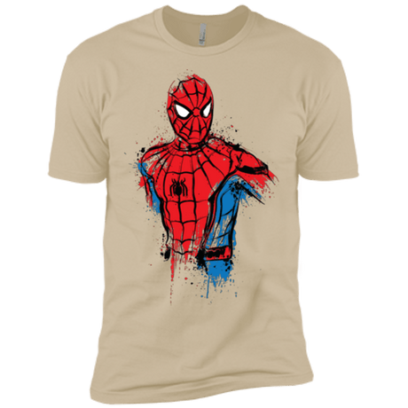 T-Shirts Sand / X-Small Spiderman- Friendly Neighborhood Men's Premium T-Shirt