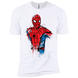 T-Shirts White / X-Small Spiderman- Friendly Neighborhood Men's Premium T-Shirt