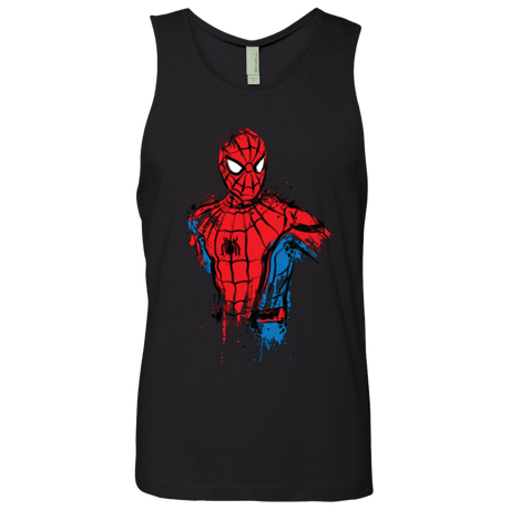 T-Shirts Black / S Spiderman- Friendly Neighborhood Men's Premium Tank Top