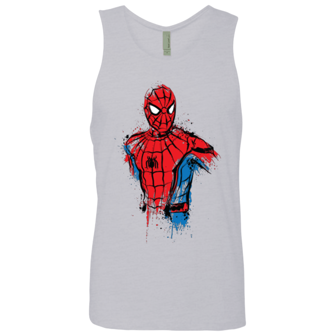 T-Shirts Heather Grey / S Spiderman- Friendly Neighborhood Men's Premium Tank Top