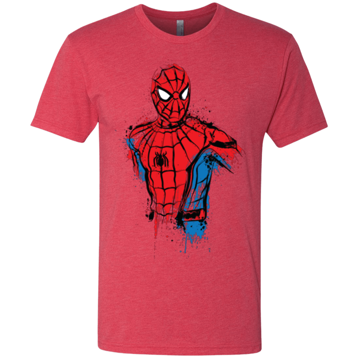 T-Shirts Vintage Red / S Spiderman- Friendly Neighborhood Men's Triblend T-Shirt