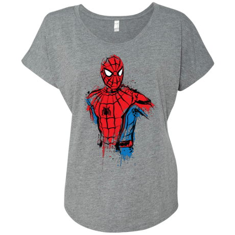 T-Shirts Premium Heather / X-Small Spiderman- Friendly Neighborhood Triblend Dolman Sleeve