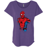 T-Shirts Purple Rush / X-Small Spiderman- Friendly Neighborhood Triblend Dolman Sleeve
