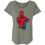 T-Shirts Venetian Grey / X-Small Spiderman- Friendly Neighborhood Triblend Dolman Sleeve