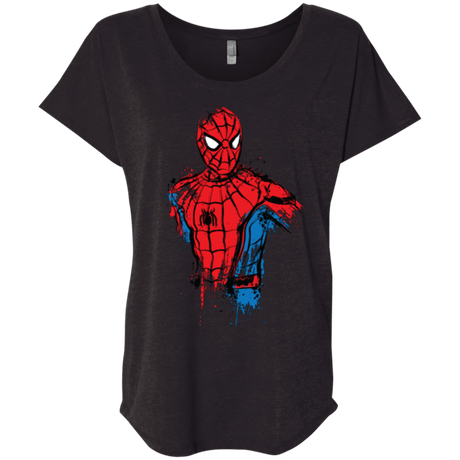 T-Shirts Vintage Black / X-Small Spiderman- Friendly Neighborhood Triblend Dolman Sleeve