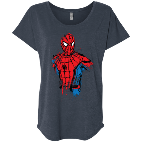 T-Shirts Vintage Navy / X-Small Spiderman- Friendly Neighborhood Triblend Dolman Sleeve