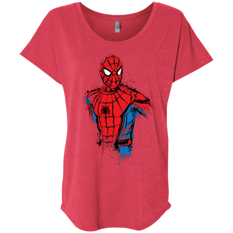 T-Shirts Vintage Red / X-Small Spiderman- Friendly Neighborhood Triblend Dolman Sleeve