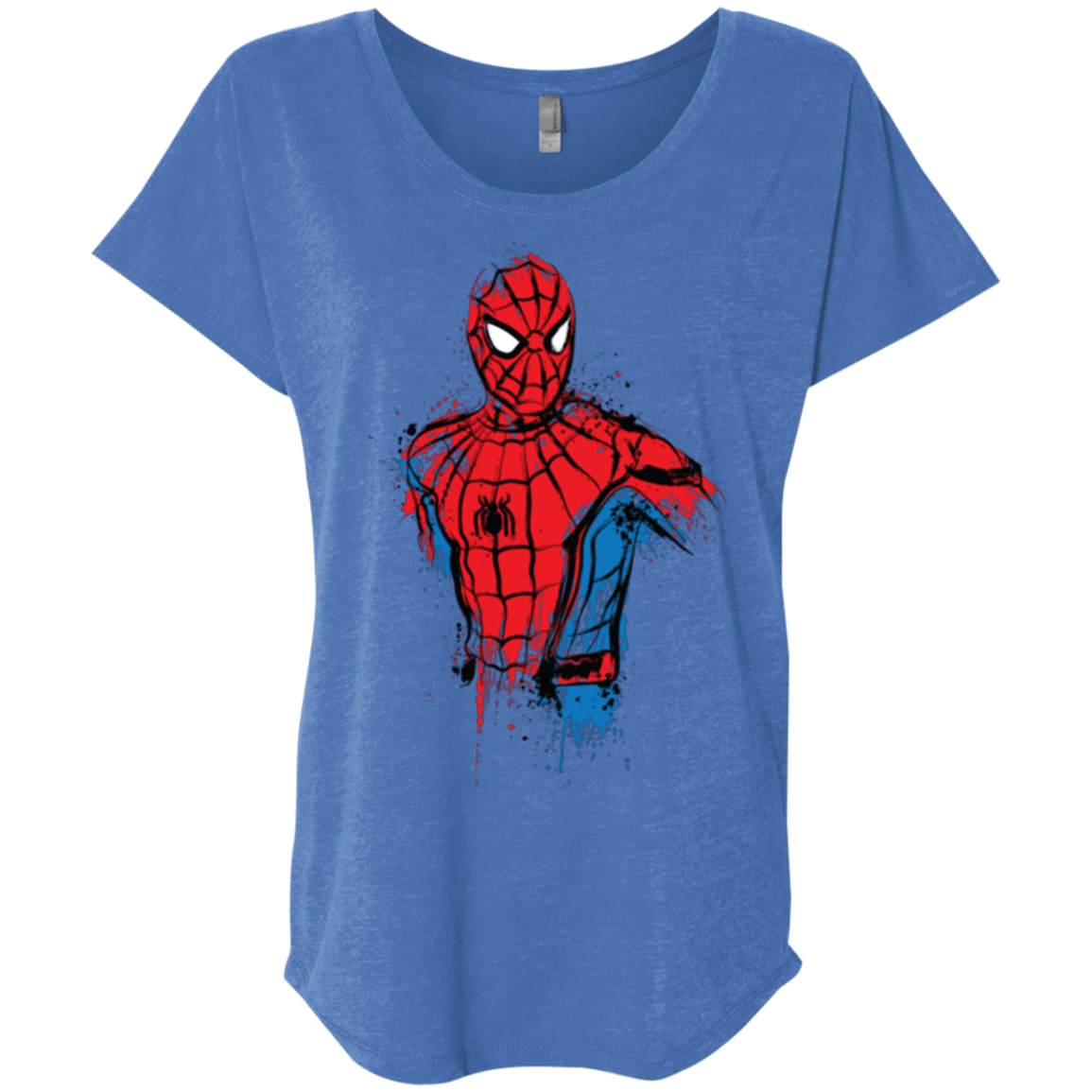 T-Shirts Vintage Royal / X-Small Spiderman- Friendly Neighborhood Triblend Dolman Sleeve