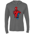 T-Shirts Premium Heather / X-Small Spiderman- Friendly Neighborhood Triblend Long Sleeve Hoodie Tee