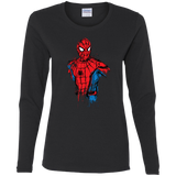 T-Shirts Black / S Spiderman- Friendly Neighborhood Women's Long Sleeve T-Shirt