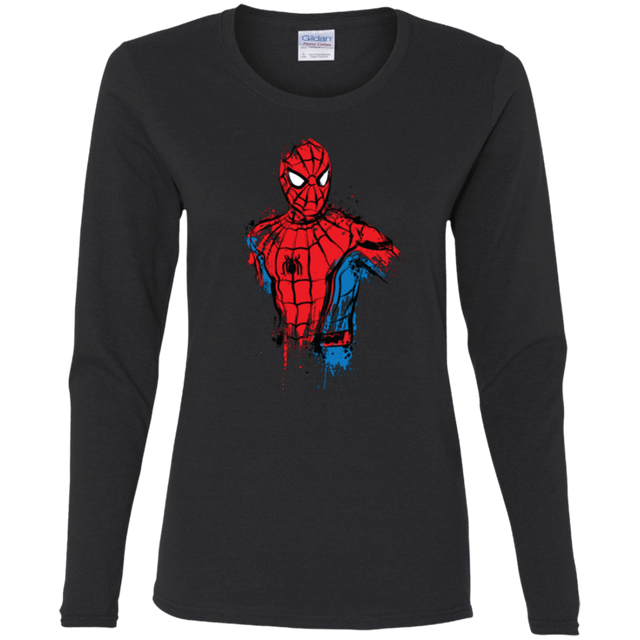 T-Shirts Black / S Spiderman- Friendly Neighborhood Women's Long Sleeve T-Shirt