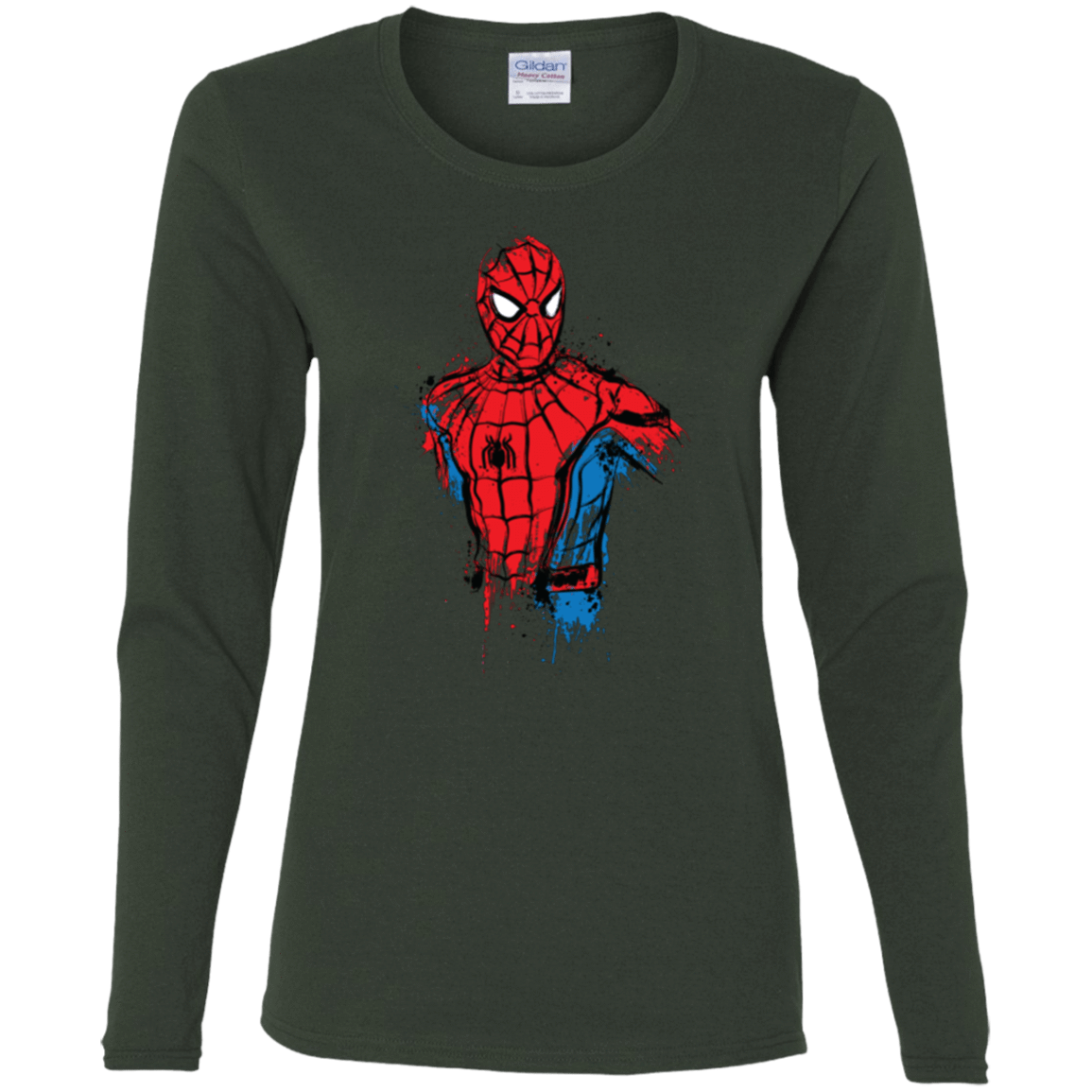 T-Shirts Forest / S Spiderman- Friendly Neighborhood Women's Long Sleeve T-Shirt