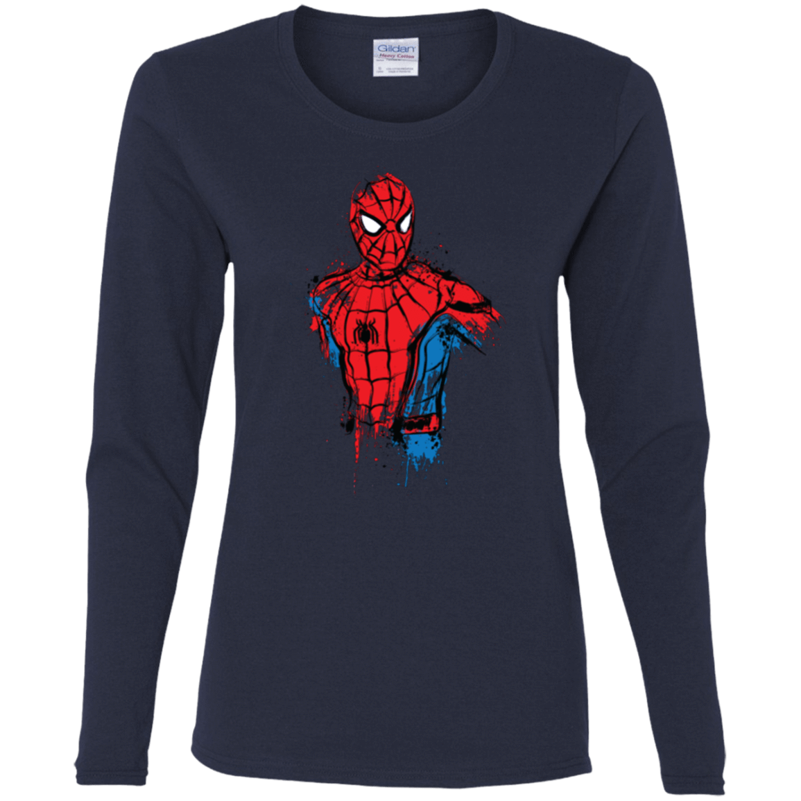 T-Shirts Navy / S Spiderman- Friendly Neighborhood Women's Long Sleeve T-Shirt