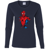 T-Shirts Navy / S Spiderman- Friendly Neighborhood Women's Long Sleeve T-Shirt