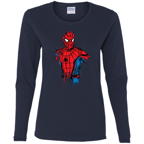 T-Shirts Navy / S Spiderman- Friendly Neighborhood Women's Long Sleeve T-Shirt