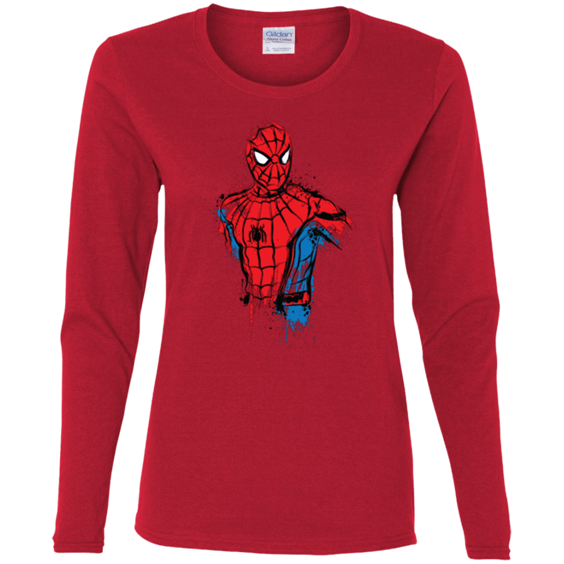 T-Shirts Red / S Spiderman- Friendly Neighborhood Women's Long Sleeve T-Shirt