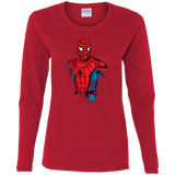 T-Shirts Red / S Spiderman- Friendly Neighborhood Women's Long Sleeve T-Shirt