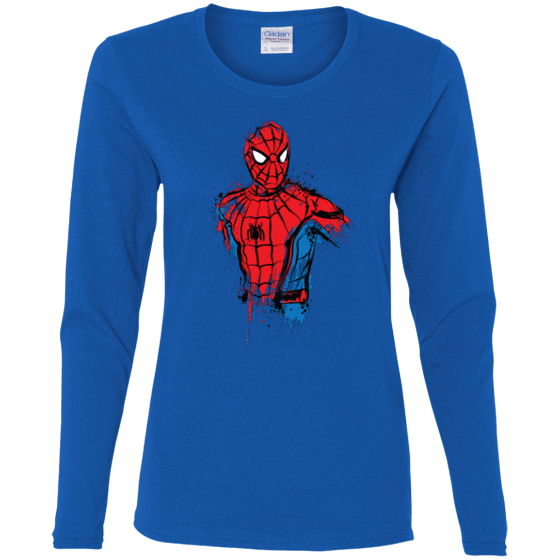 T-Shirts Royal / S Spiderman- Friendly Neighborhood Women's Long Sleeve T-Shirt